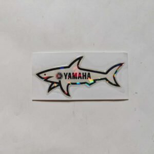 laser shark sticker