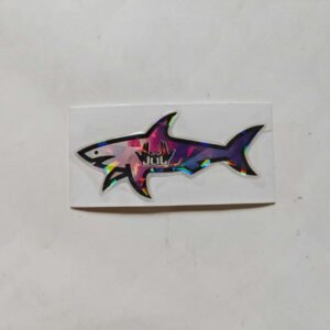 jul laser shark sticker