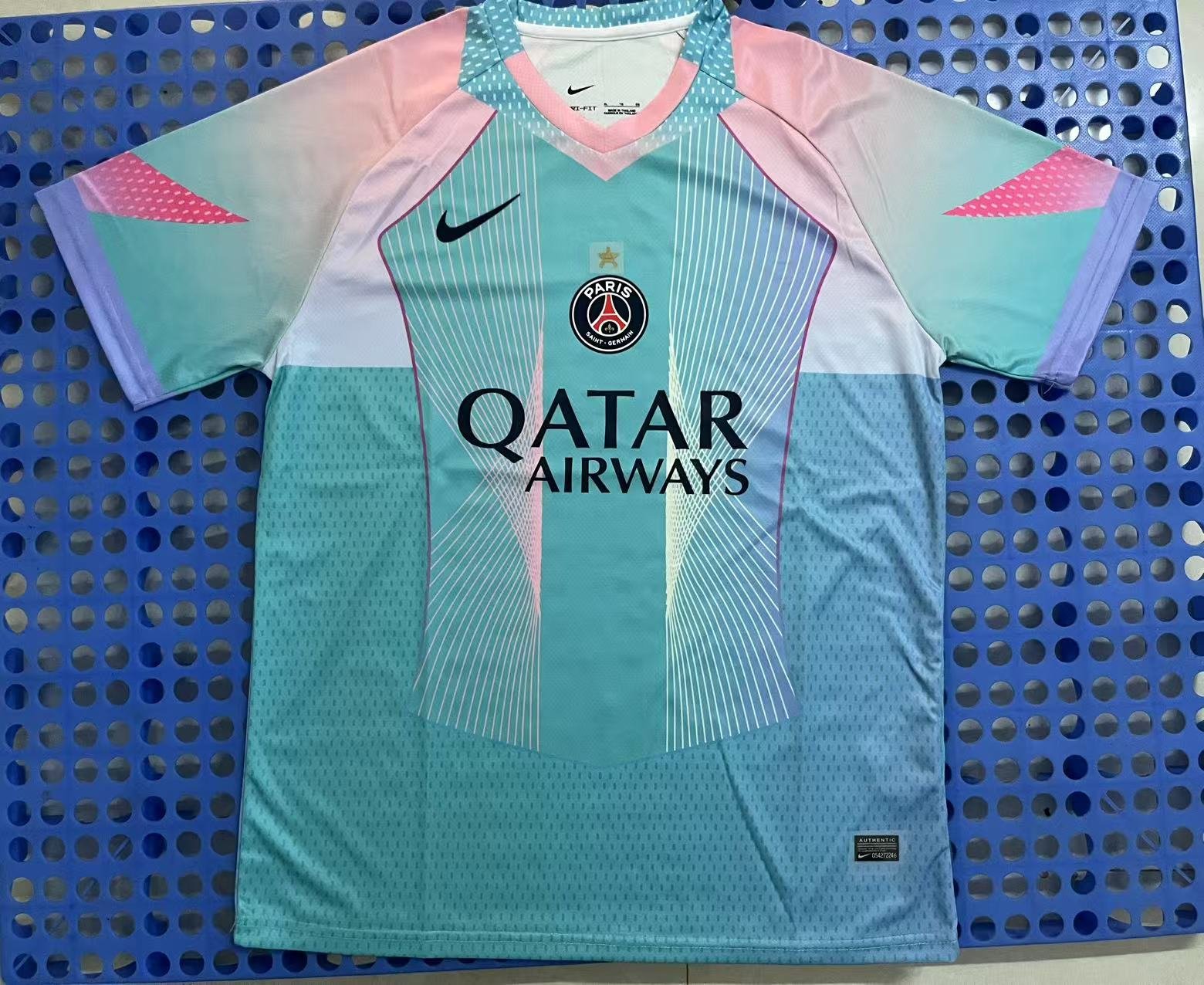 Paris Champions concept Edition light green jersey