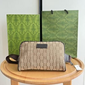 Khaki Gucci shoulder bag