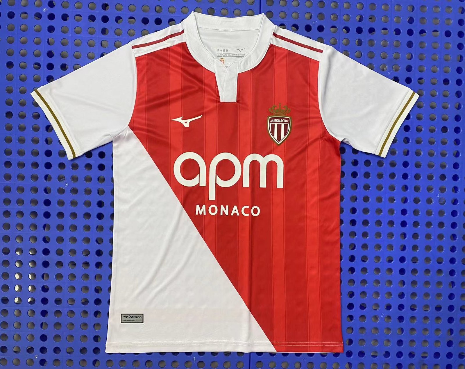 Monaco's home jersey