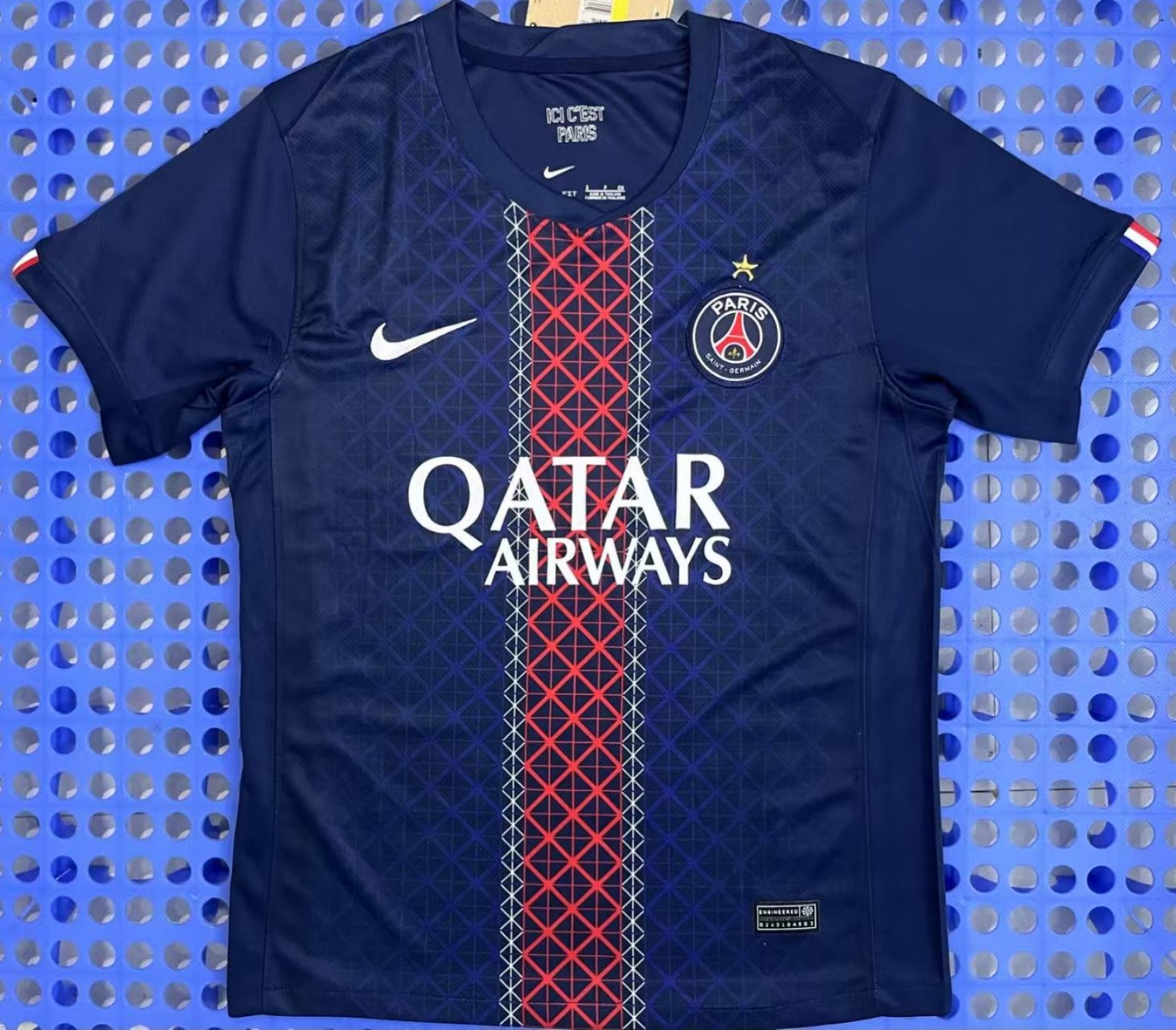Paris Saint-Germain's home jersey