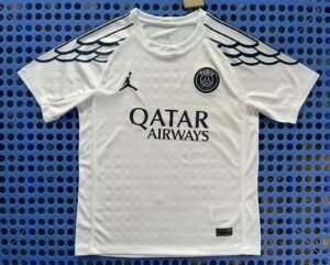 Paris Saint-Germain's white jerseys