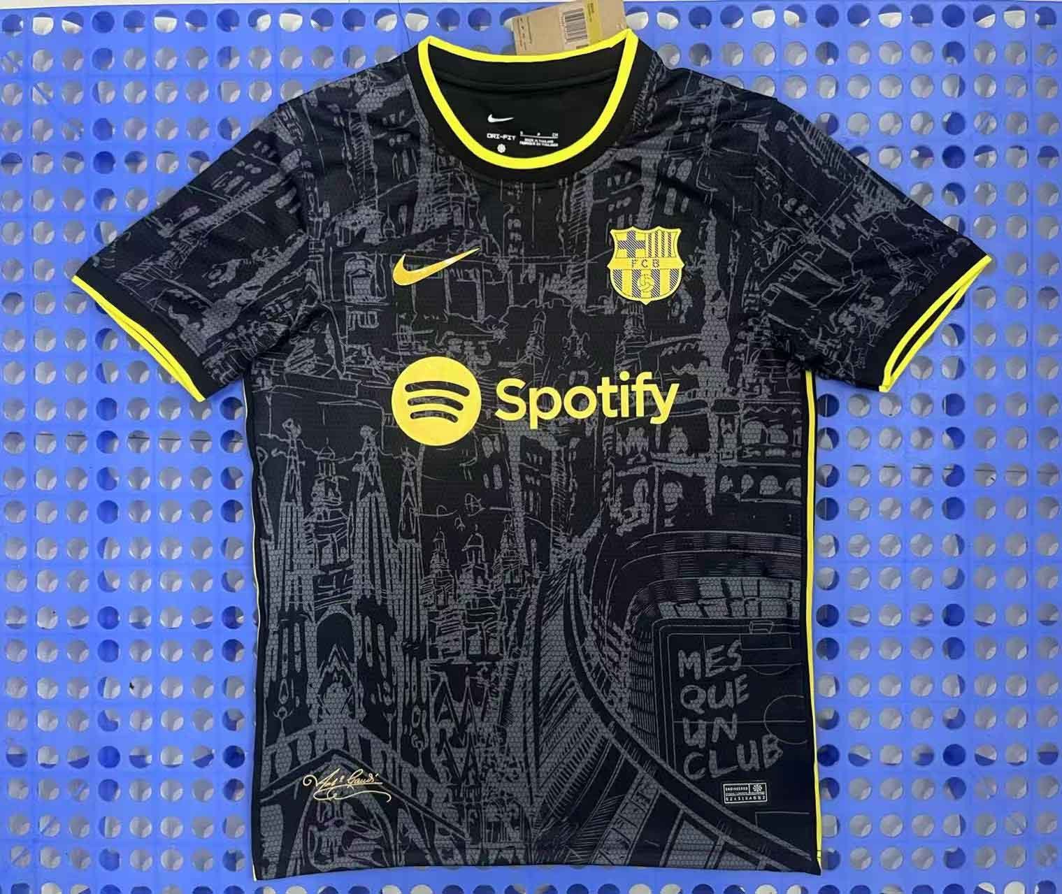 Barcelona Black and Gold special Edition jersey