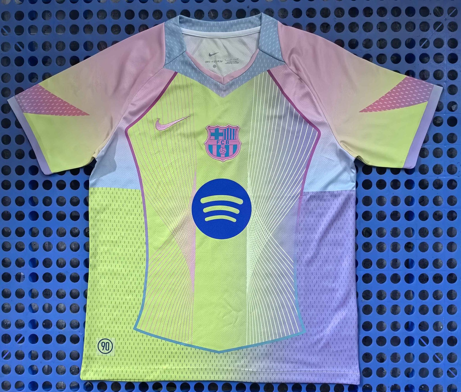 Barcelona's fluorescent green concept jersey