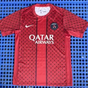 Paris red pre-match training jersey