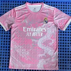 Real Madrid pink T-shirt jersey