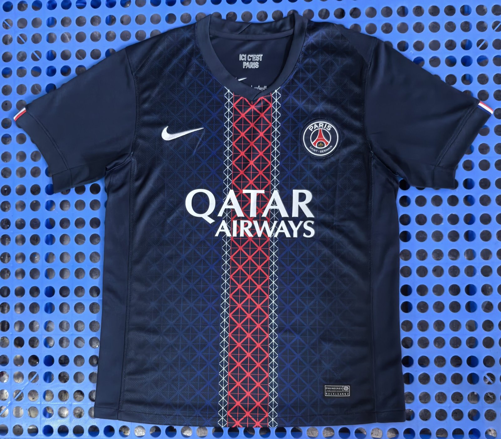 Paris Saint-Germain's home jersey