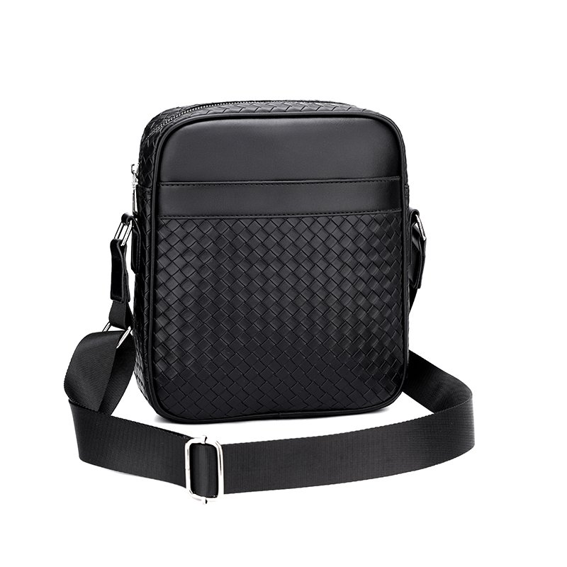 Woven men's single-shoulder bag