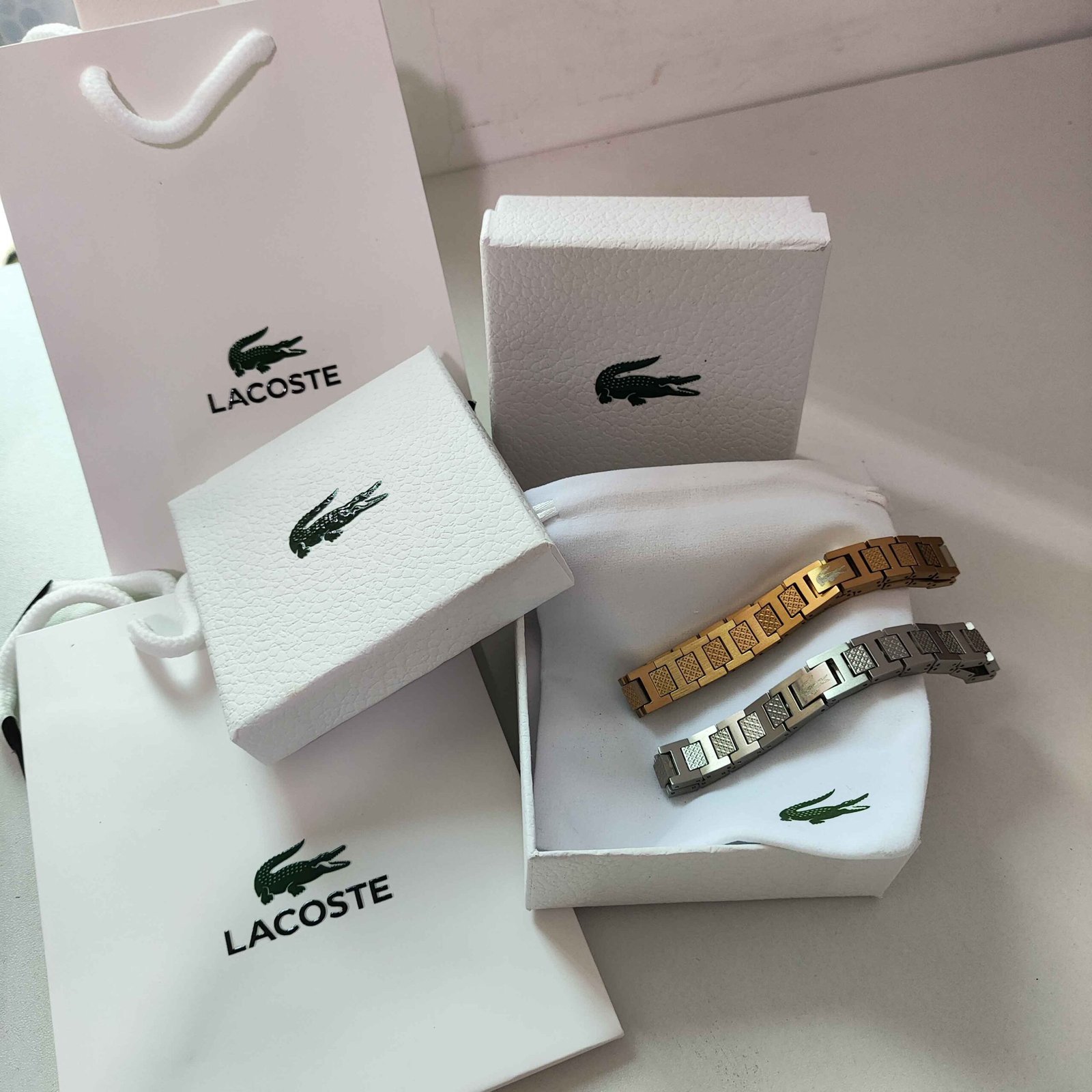 High Quality Lacoste Titanium Steel Bracelet - Image 2