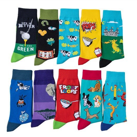cartoon socks