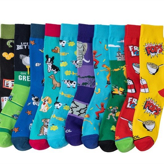 cartoon socks