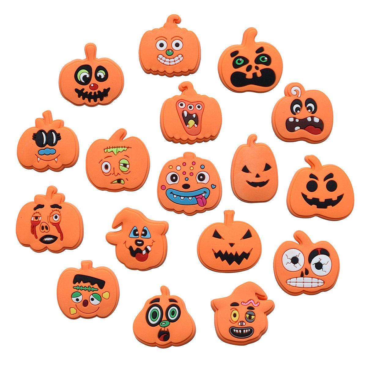 Halloween Pumpkin Series Crocs DIY accessories - Image 3