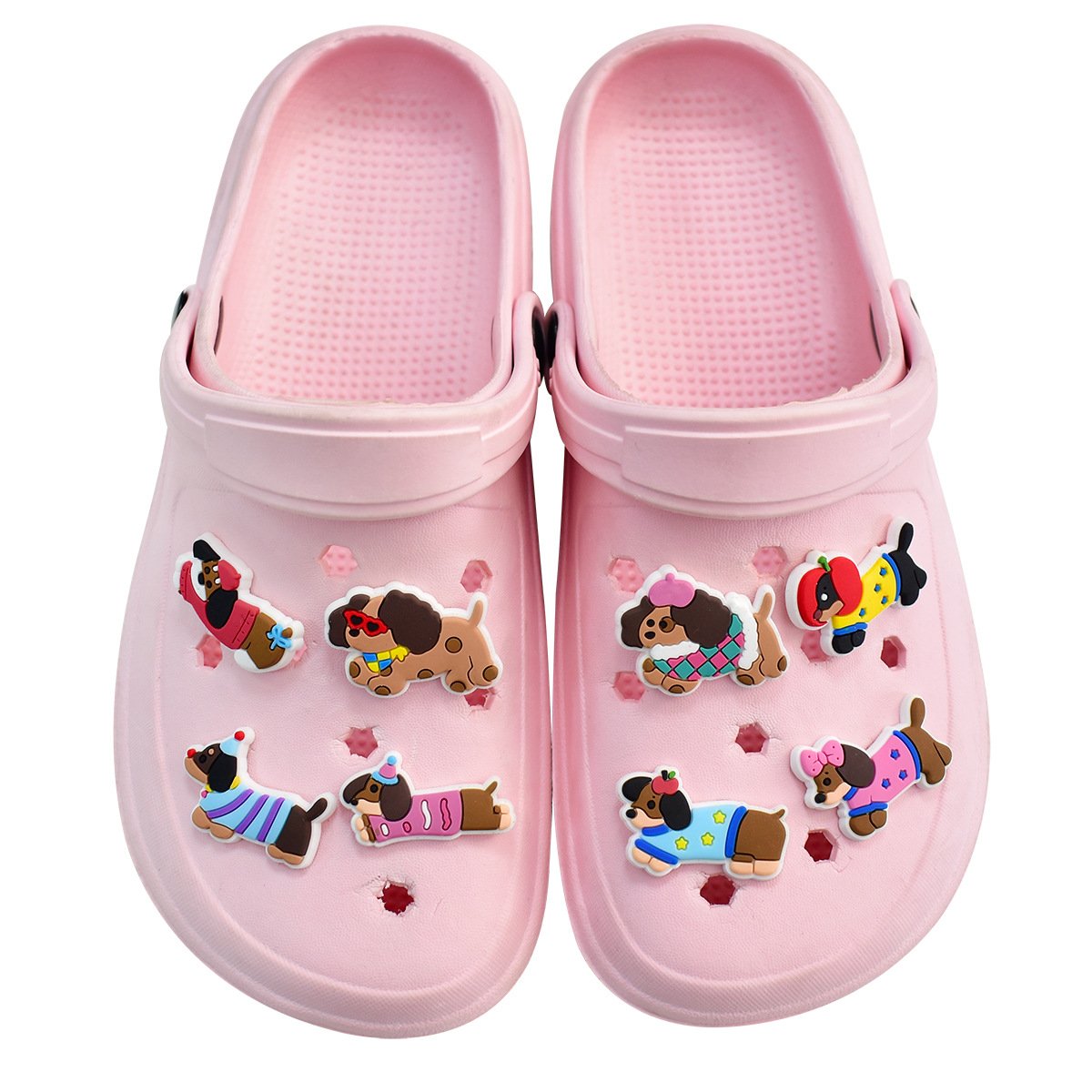 Cartoon Cute Dog Crocs Decoration DIY PVC Soft Rubber - Image 3