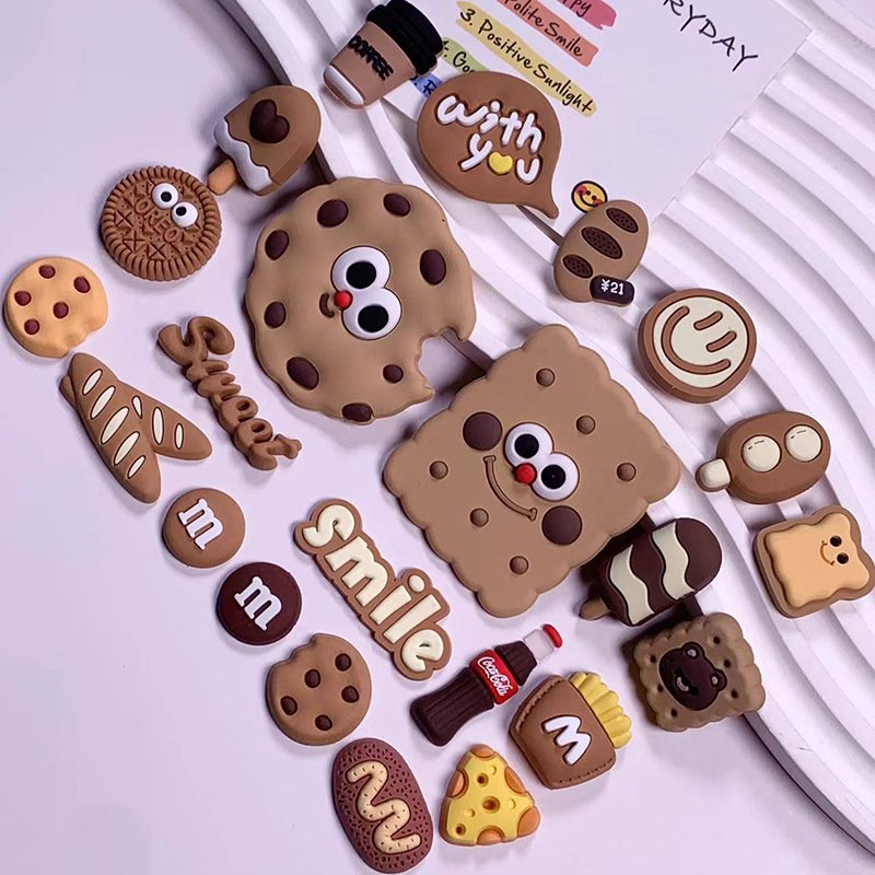 Cute cookie DIY Crocs decoration - Image 4