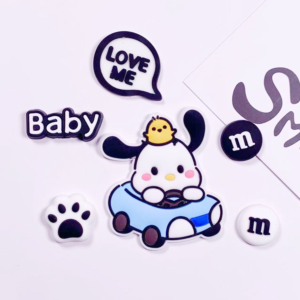 Pacha dog PVC soft rubber cartoon DIY Cute puppy - Image 3