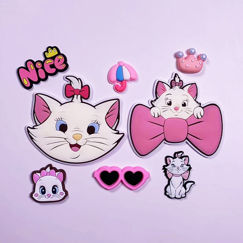 DIY soft rubber cartoon Mary cat accessories - Image 3
