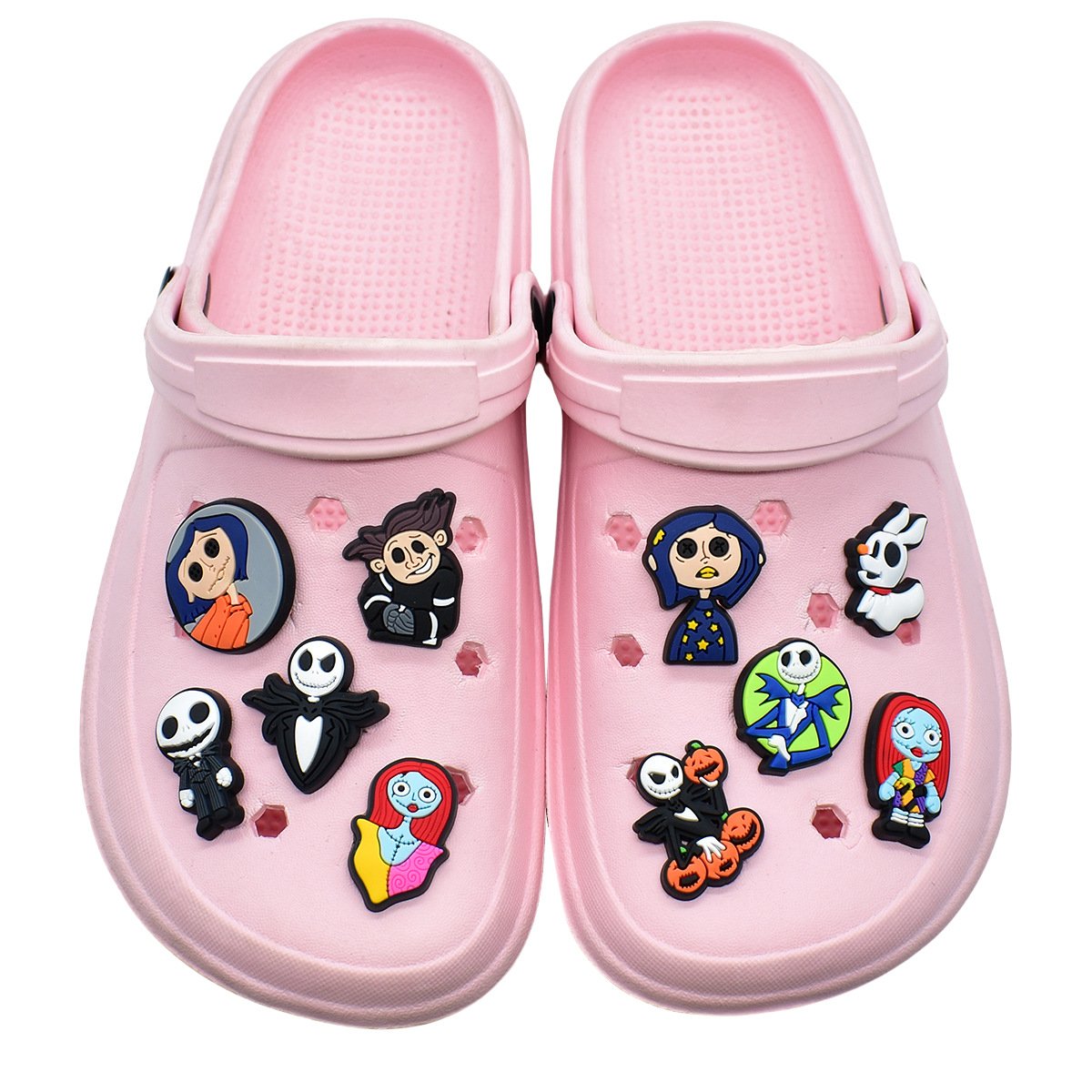 Halloween Series Ghost Mom Shoes Flower Crocs Charms - Image 3
