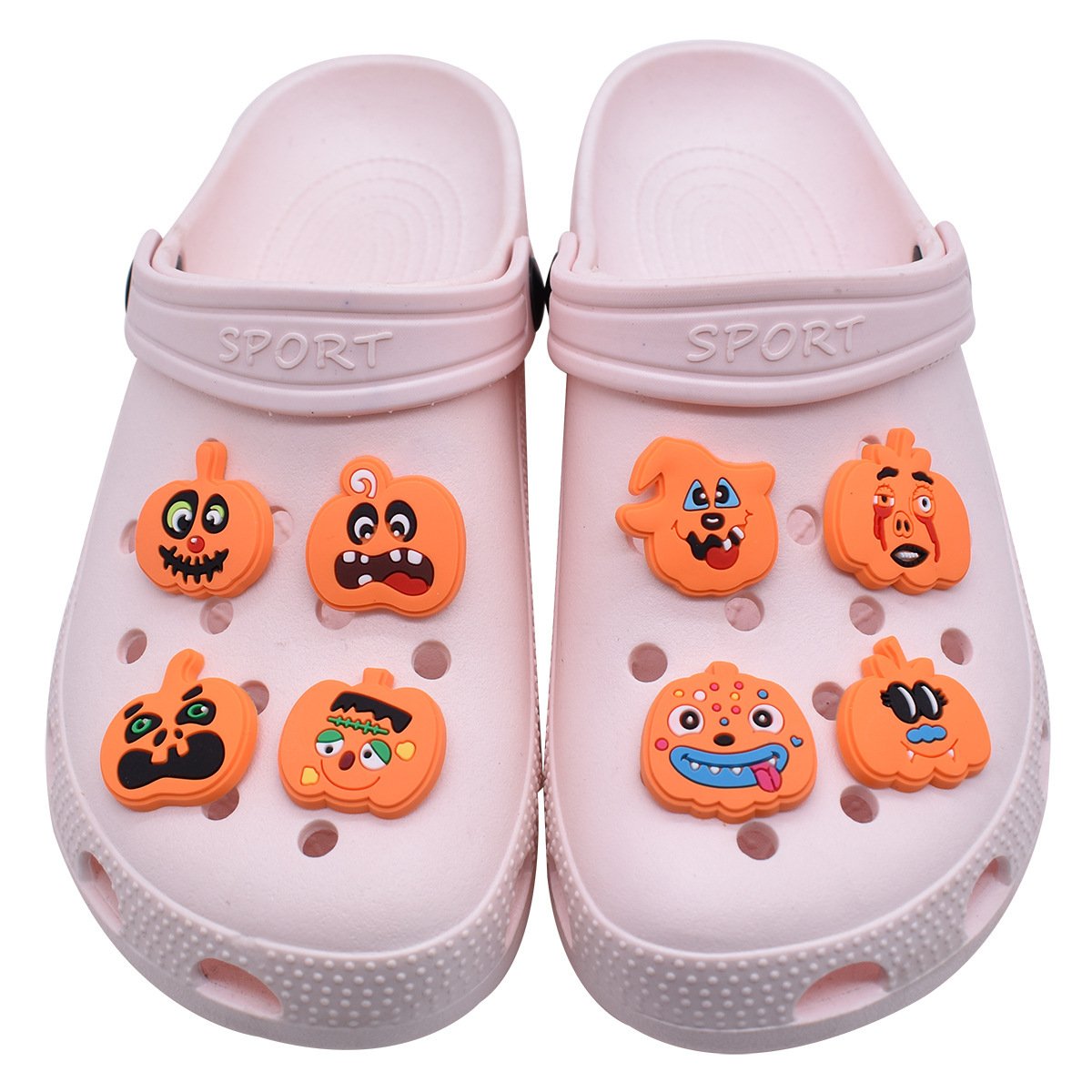 Halloween Pumpkin Series Crocs DIY accessories - Image 2