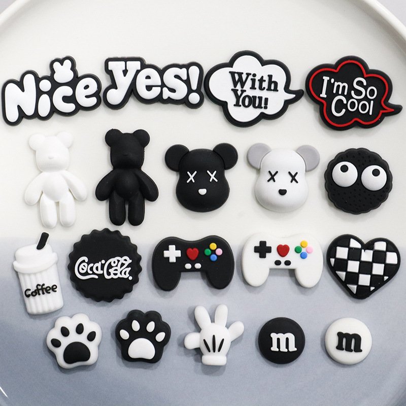 Violent Bear PVC Soft Rubber Accessory Phone Case DIY Patch - Image 3