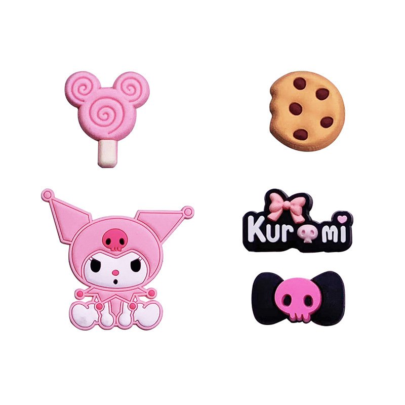 Kulomi Cartoon Soft Rubber Accessory Diy Phone Case Charm - Image 2