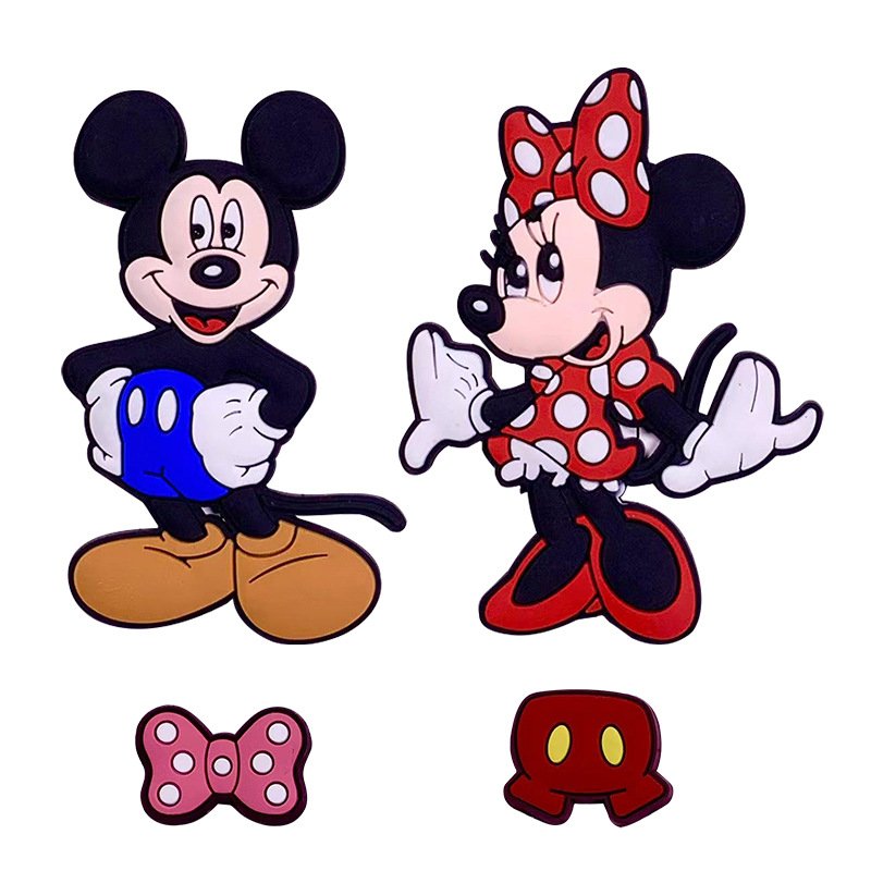 Mickey and Minnie Charm DIY Crocs decoration accessories - Image 2