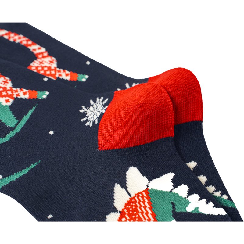 Dinosaur Owl Cartoon Cotton Socks - Image 3