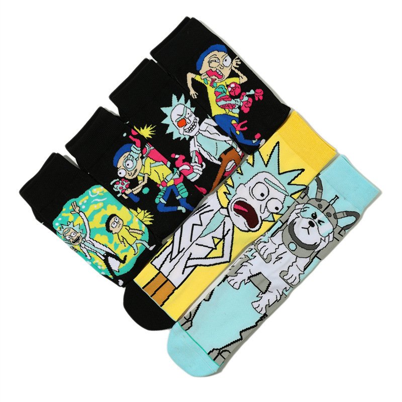 Cartoon Character Cotton Socks - Image 5