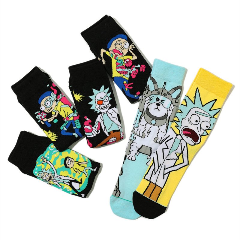 Cartoon Character Cotton Socks - Image 4