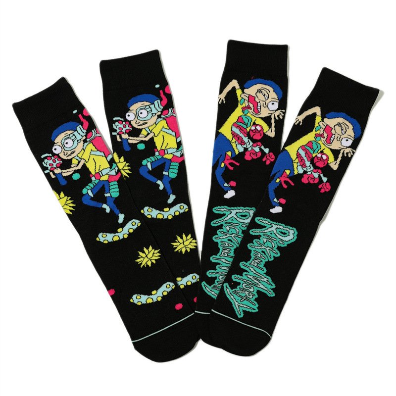Cartoon Character Cotton Socks - Image 2