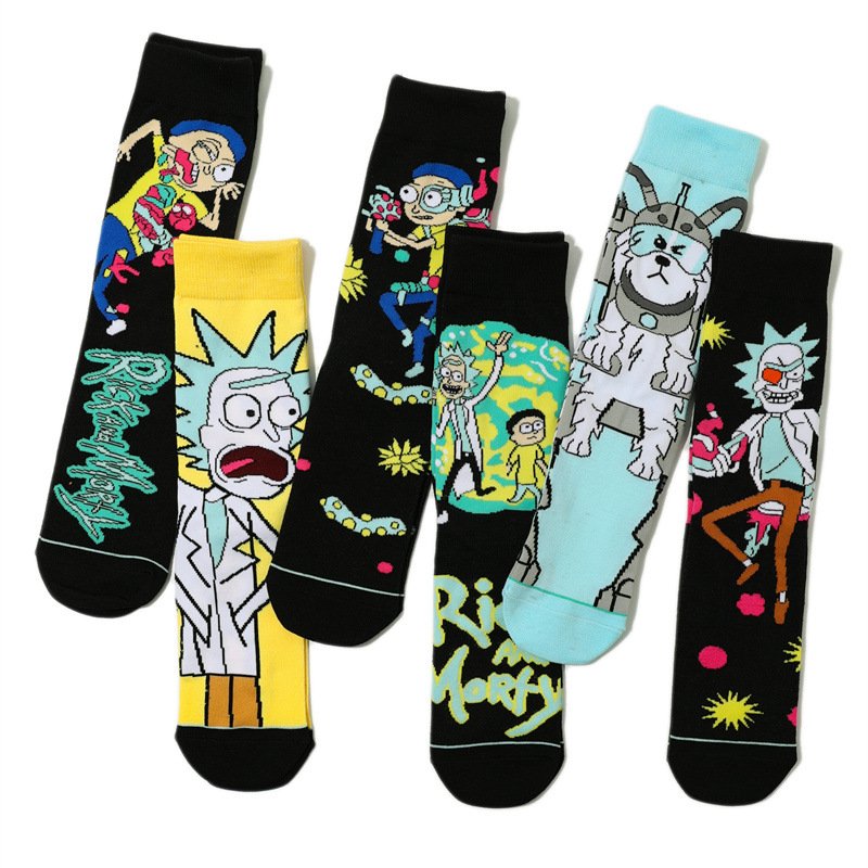 Cartoon Character Cotton Socks - Image 9