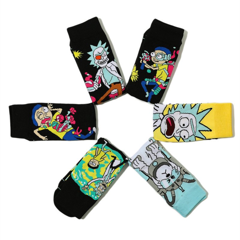 Cartoon Character Cotton Socks - Image 7