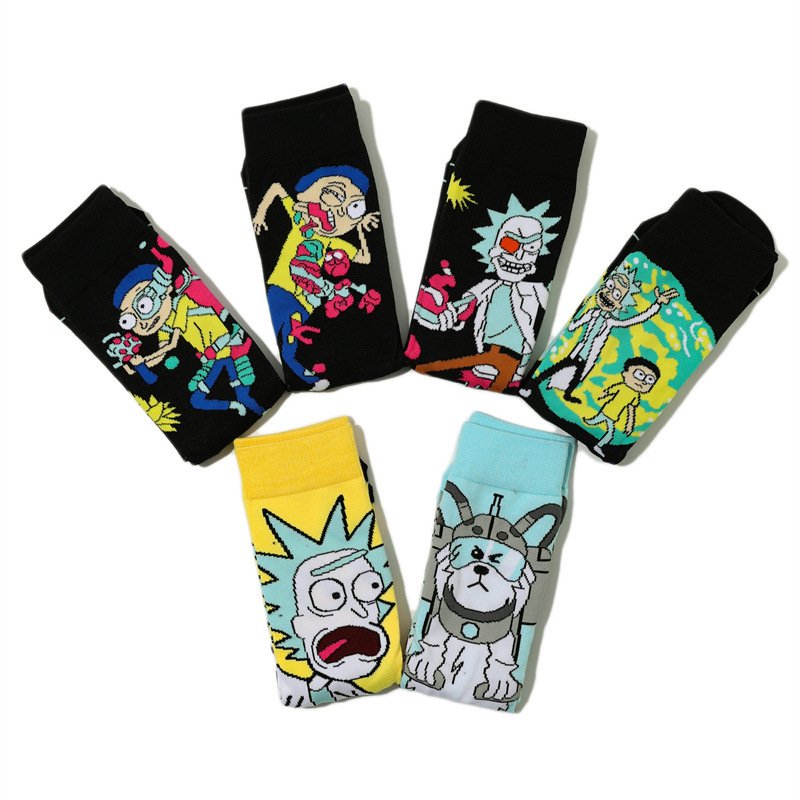 Cartoon Character Cotton Socks - Image 6
