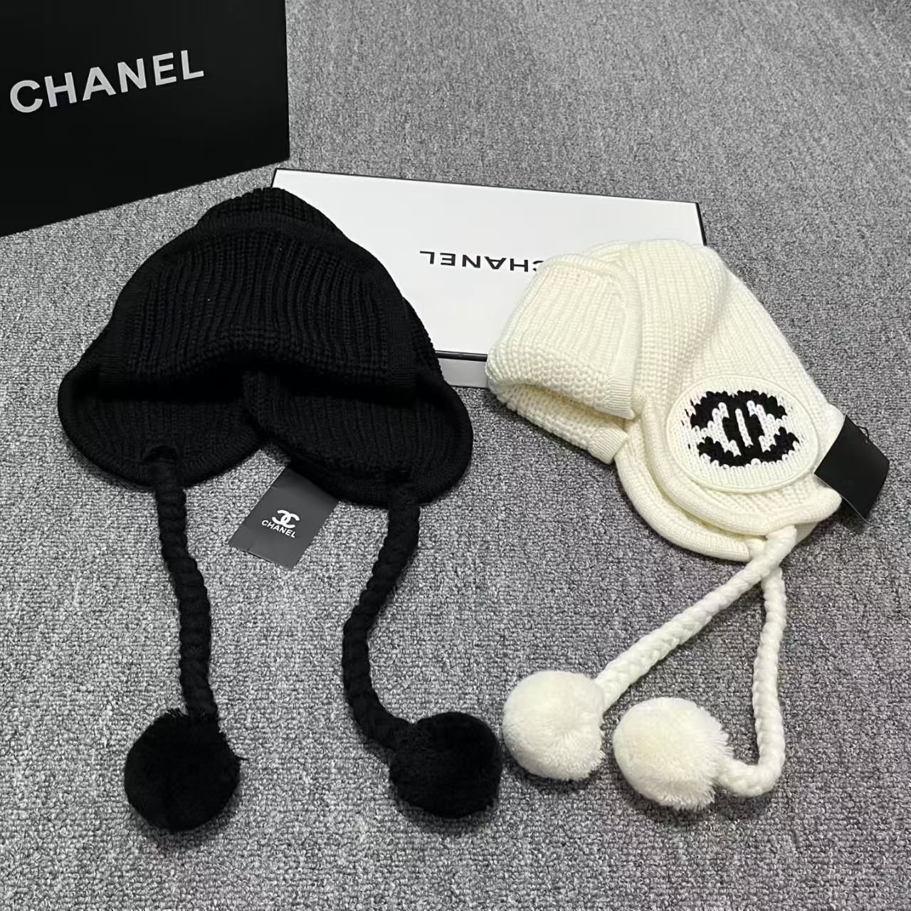 Windproof neck-protecting and warm plush knitted cap - Image 3