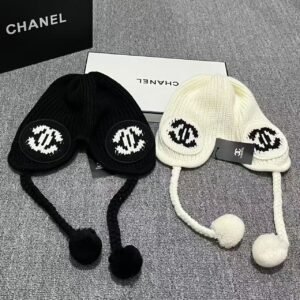 chanel knitted hat