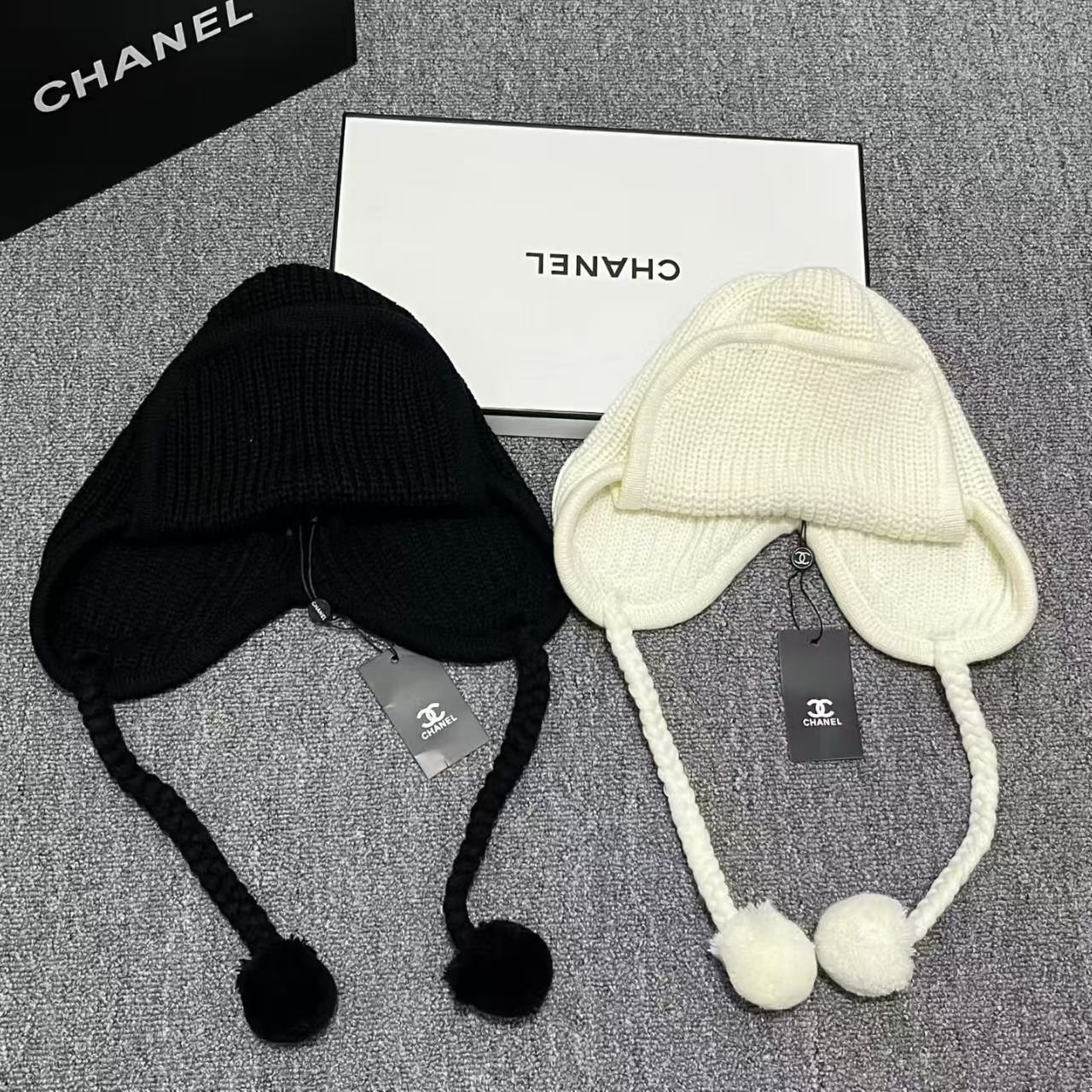 Windproof neck-protecting and warm plush knitted cap - Image 2