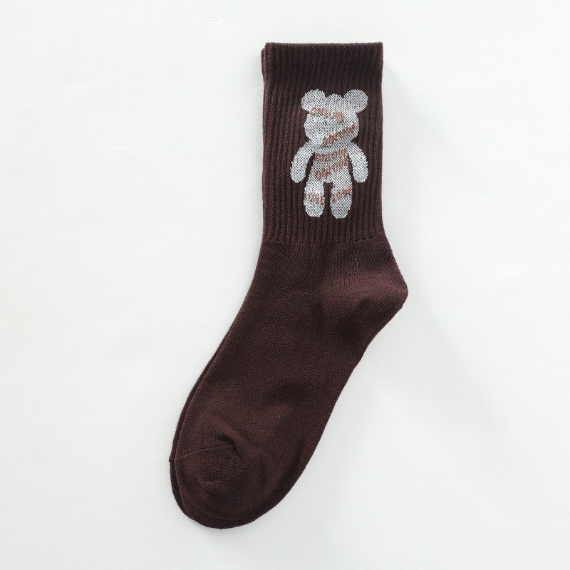 cartoon bear socks