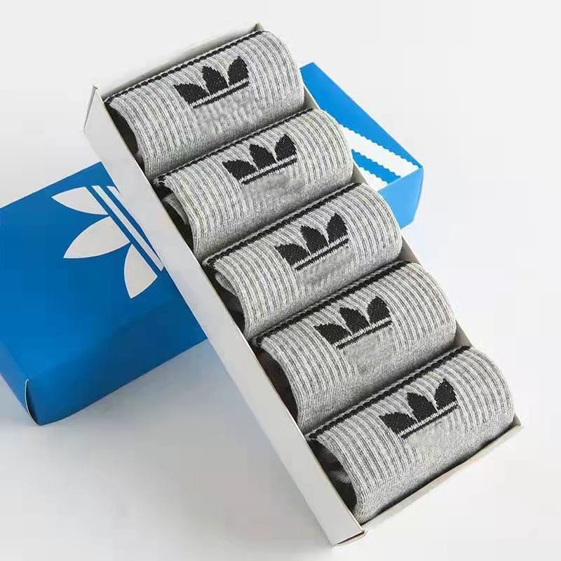 Boxed Adidas trendy couple sports socks - Image 2