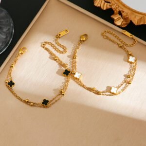 four-leaf clover bracelet