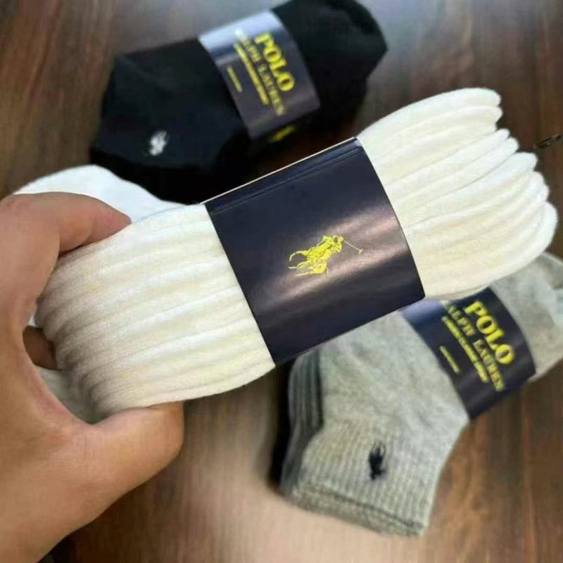 Ralph Lauren solid-color sports socks - Image 5