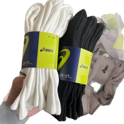 Asics Solid-colored high-top basketball socks - Image 2
