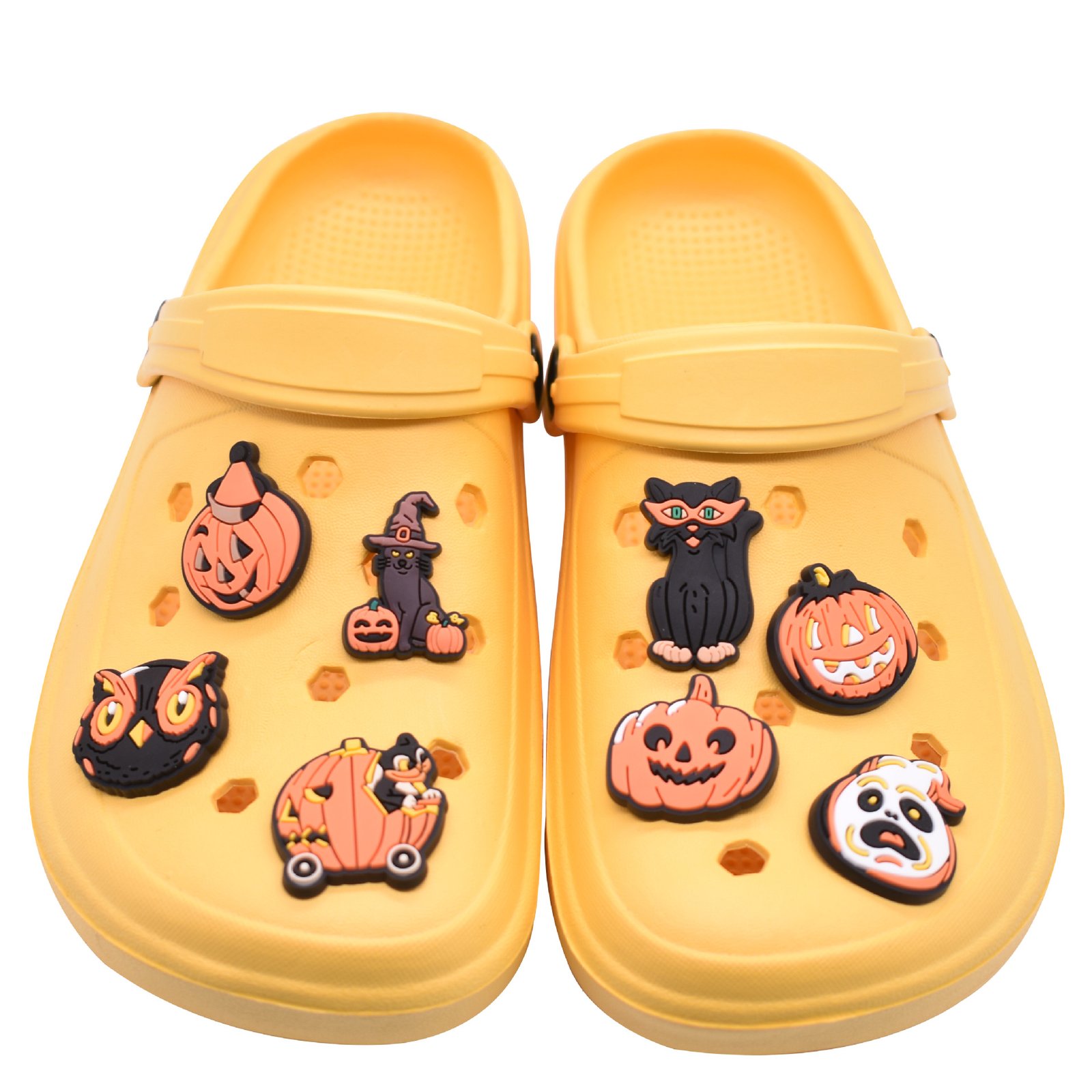 Halloween Series Crocs Charm Cartoon Ghost diy shoes decorative accessories - Image 4