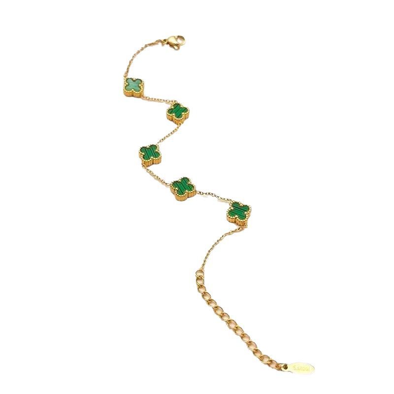 Lucky Four-leaf Clover Fashion Bracelet - Image 2