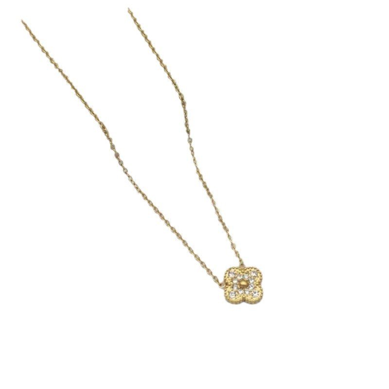 Four-leaf clover necklace