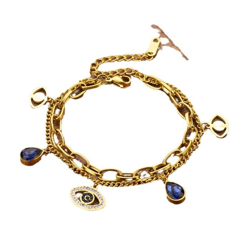 Devil's Eye Female titanium steel bracelet - Image 2