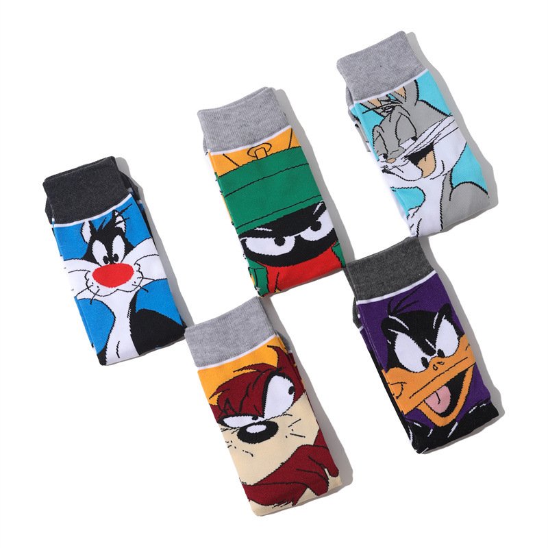 Duffy Duck Comic long stockings for men and women - Image 3