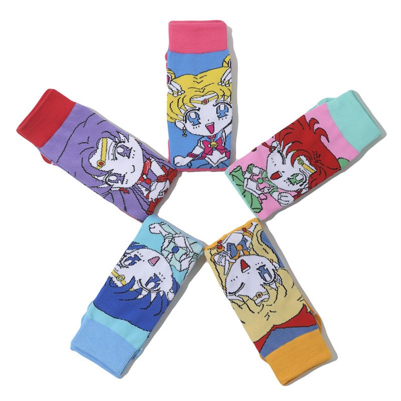 Sailor Moon Anime Girl Socks - Image 5
