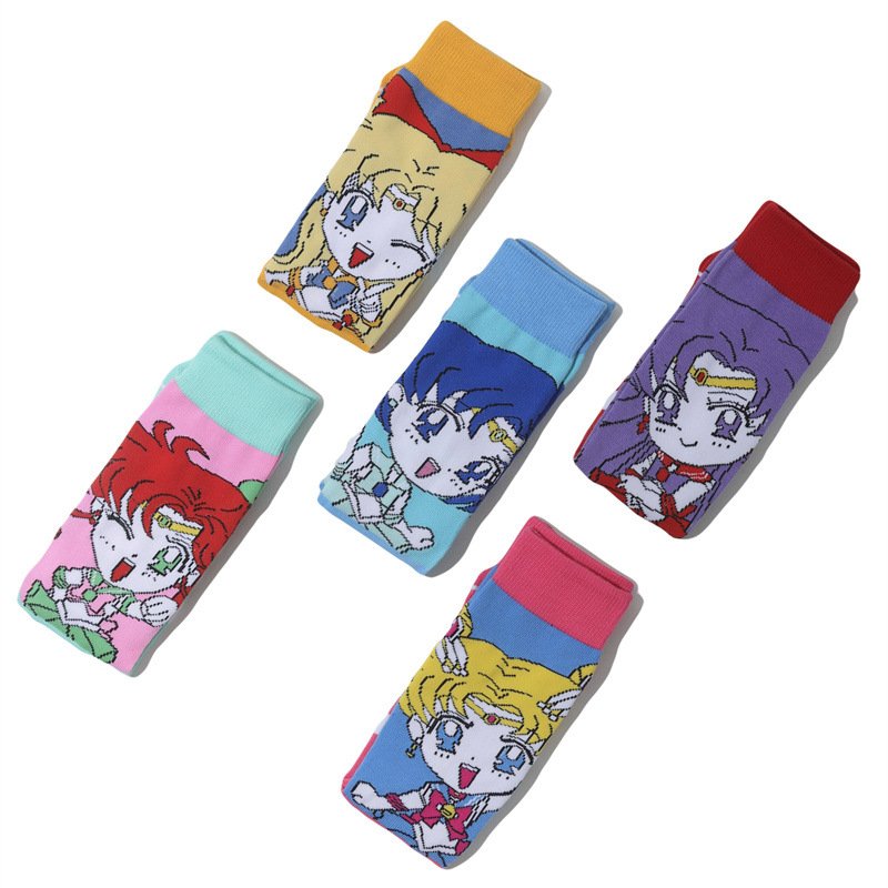 Sailor Moon Anime Girl Socks - Image 4