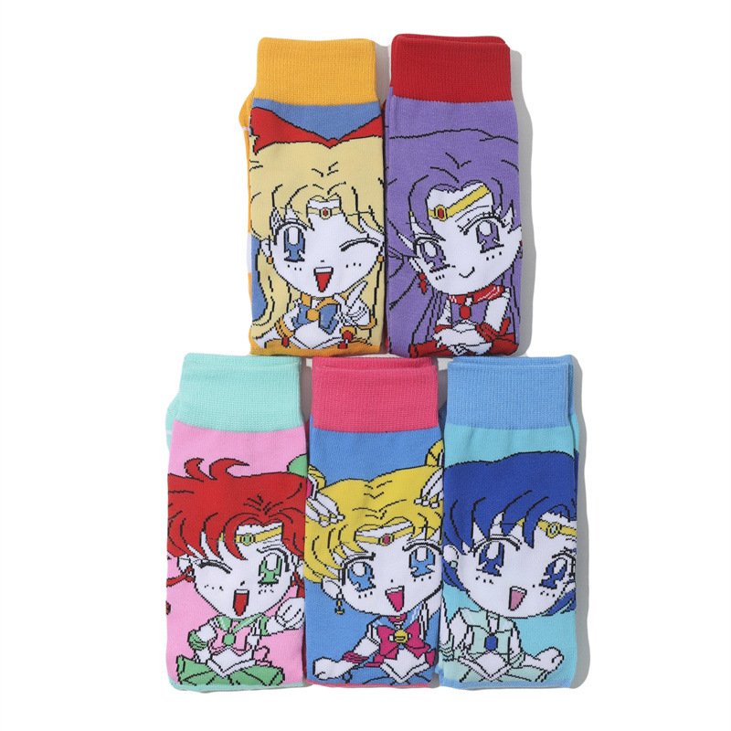 Sailor Moon Anime Girl Socks - Image 3