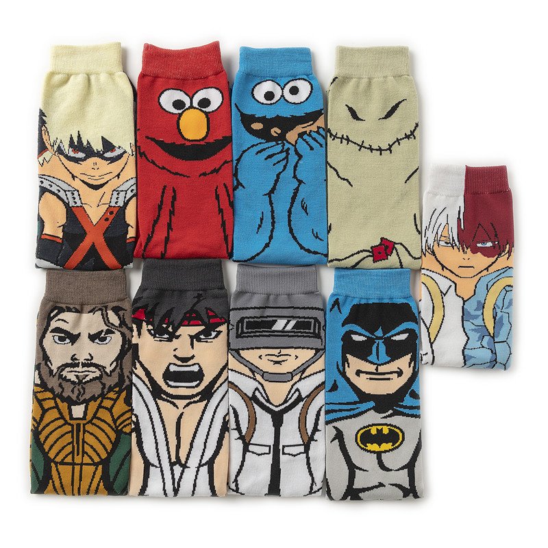 Hero Academy Cartoon Socks Mid-length Business Men's Socks - Image 6